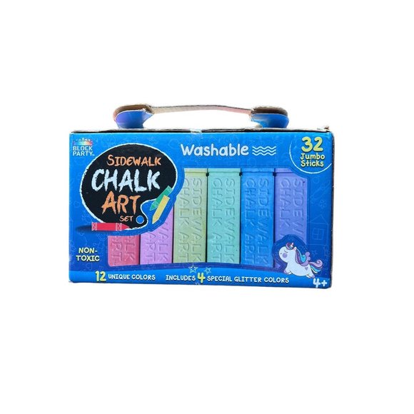 Sidewalk Chalk 32-Piece Set - Picture 2 of 13